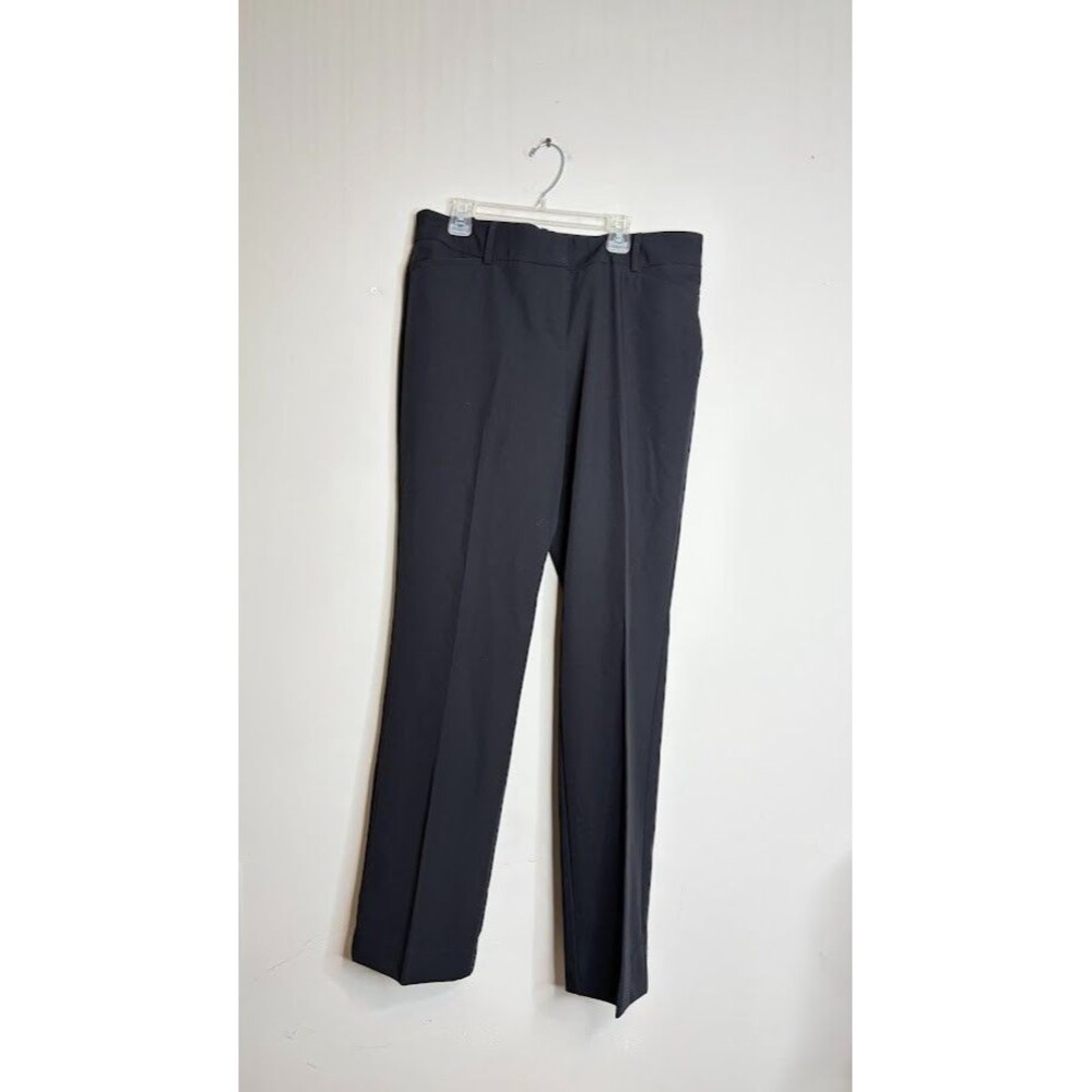 Worthington Women's Black Wrinkle Free Mid Rise Dress Trouser Pants Size 8